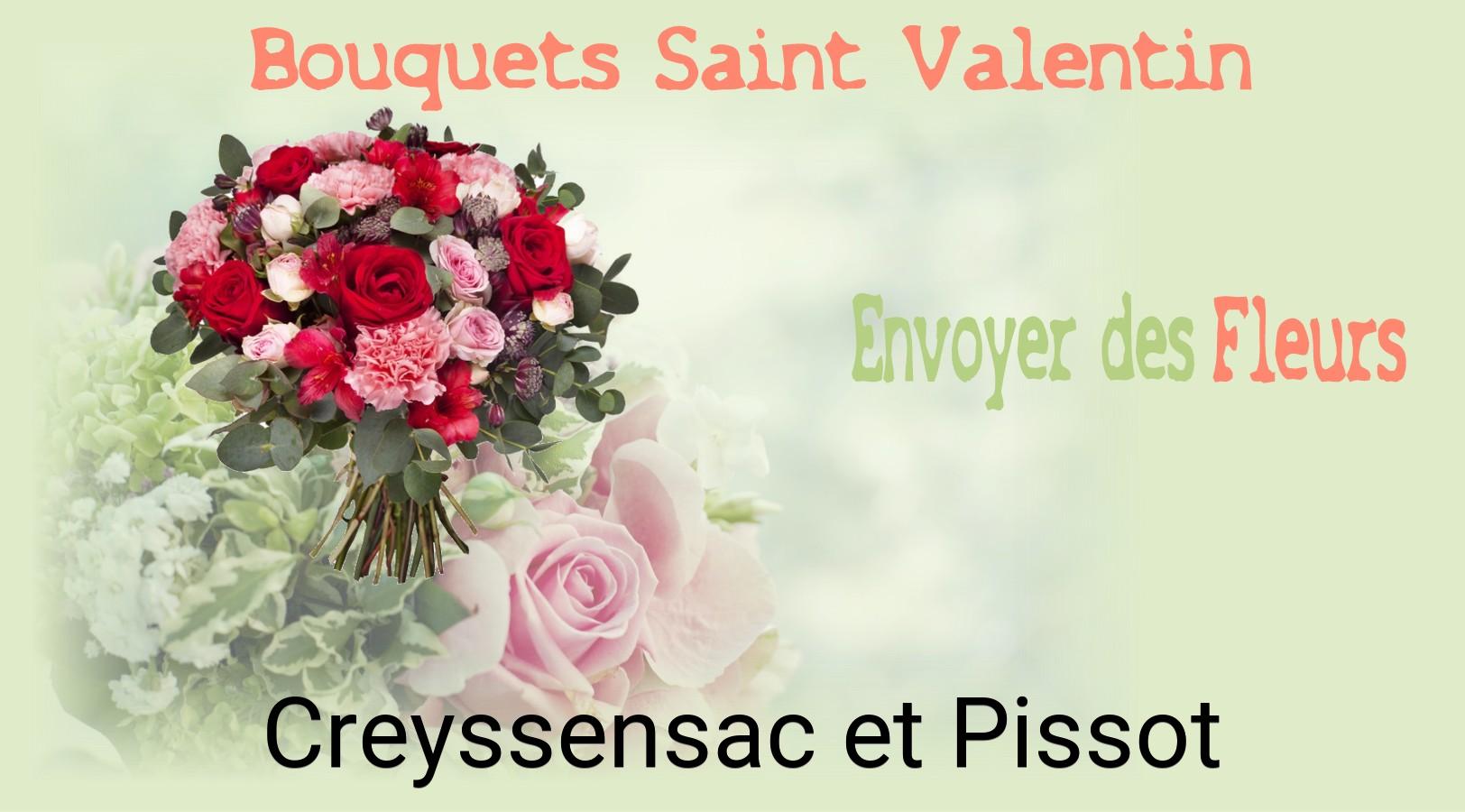 Roses de Saint-Valentin livrées à Creyssensac-et-Pissot